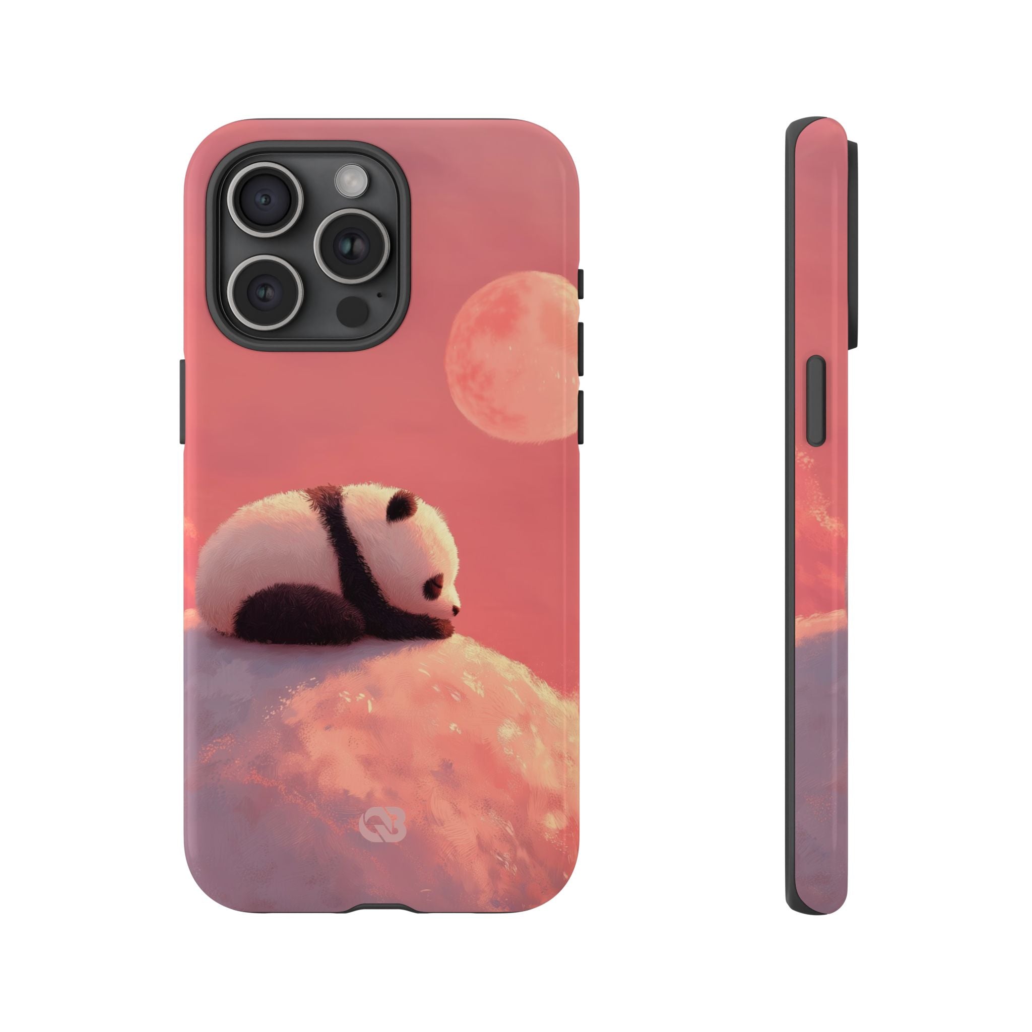 Rose Moon Panda · Tough Coque de téléphone pour iPhone