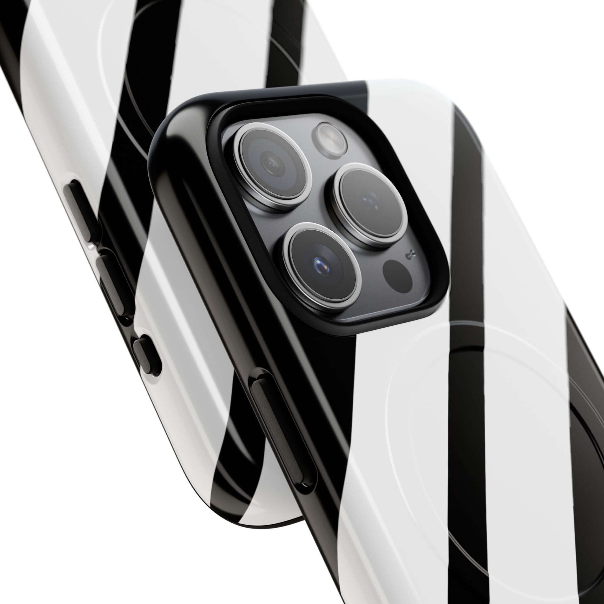 Obsidian White Bars · Tough+ Phone Case for iPhone · Magsafe