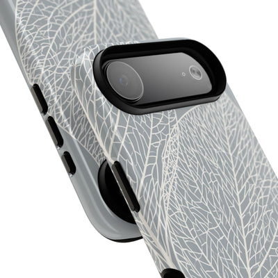 Grey Tough 2.0 Magsafe Phone Case for iPhone - Frosted Ash Veins