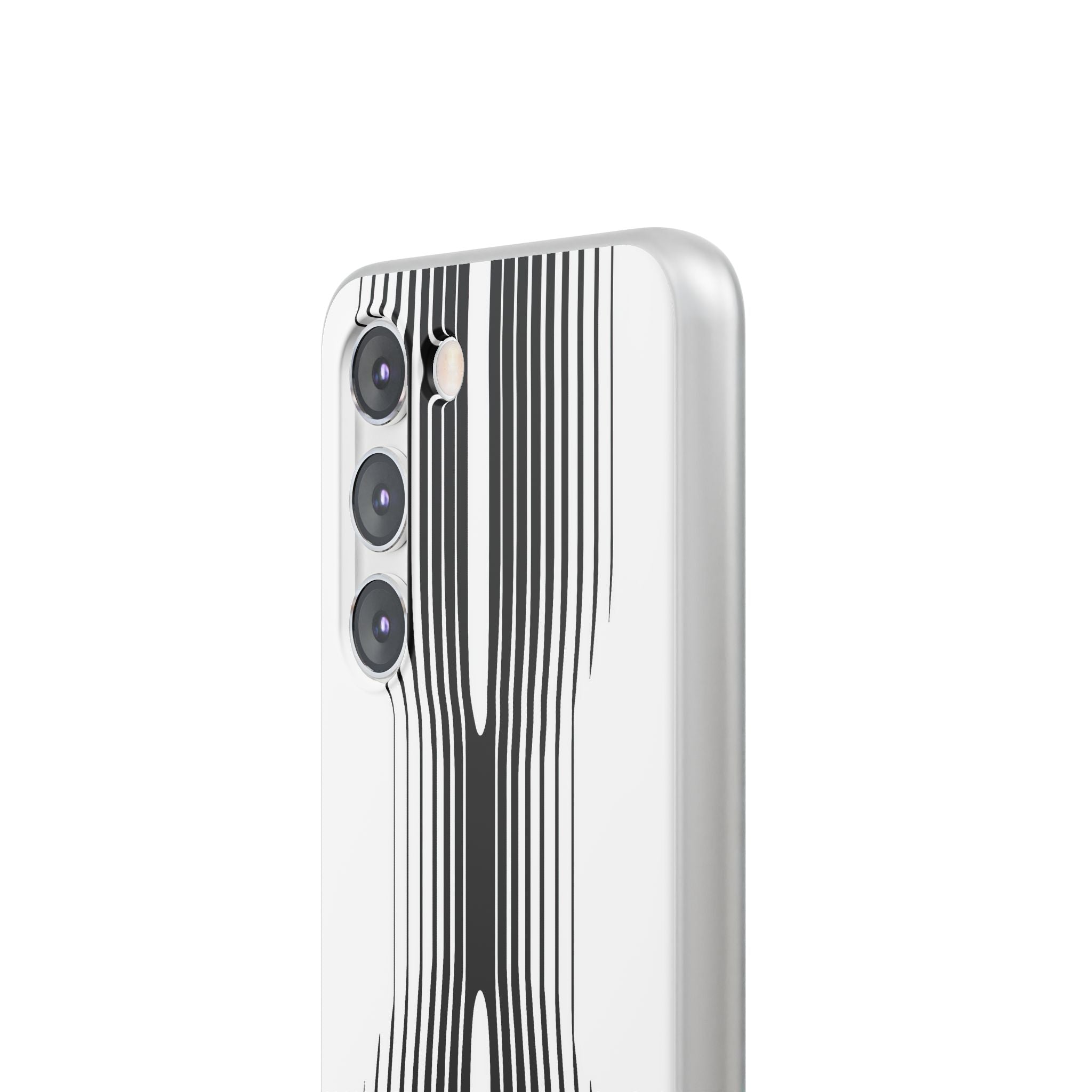 White Lite Phone Case for Samsung - Kinetic Mono Distortion