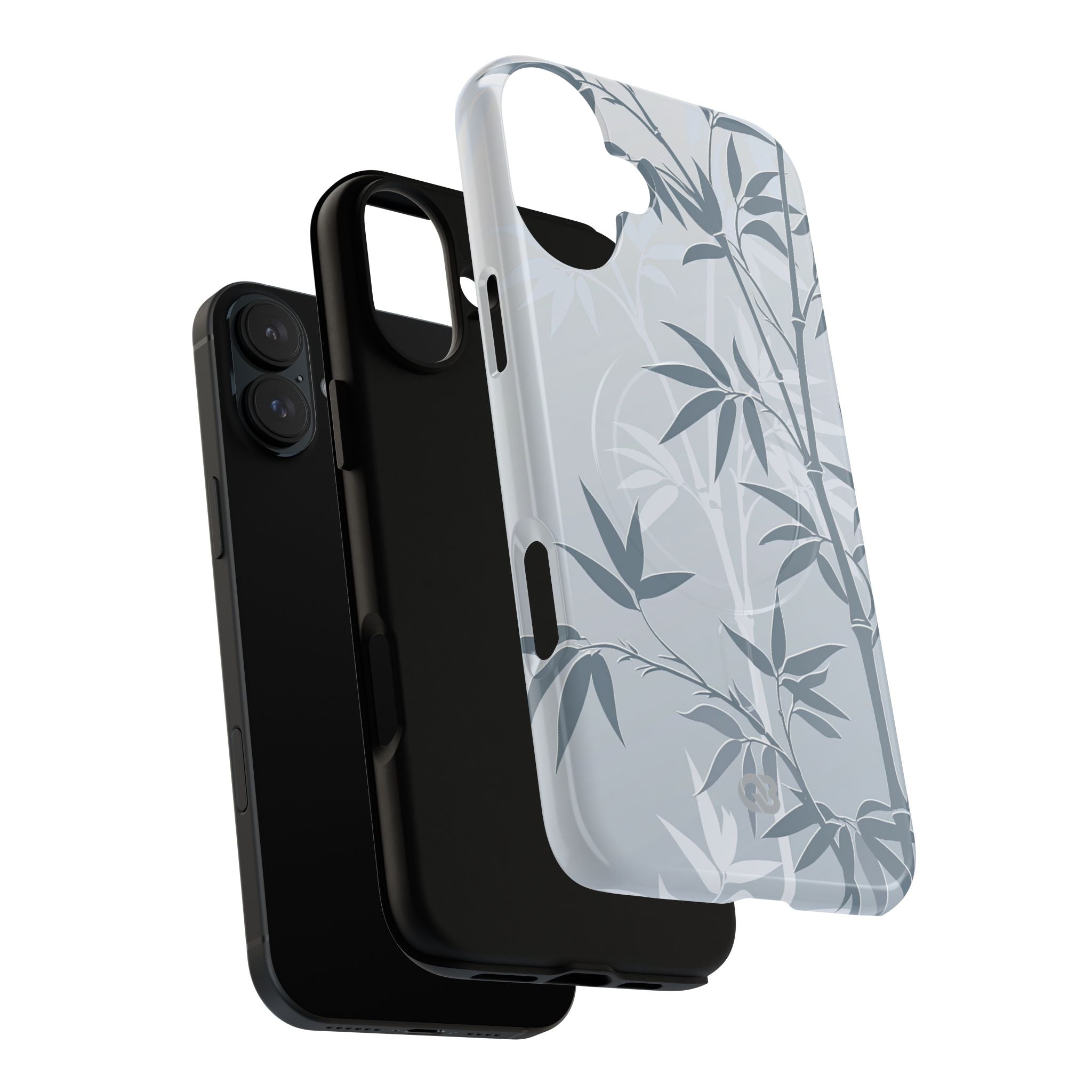 Blue Tough 2.0 Magsafe Phone Case for iPhone - Slate Bamboo Shadow
