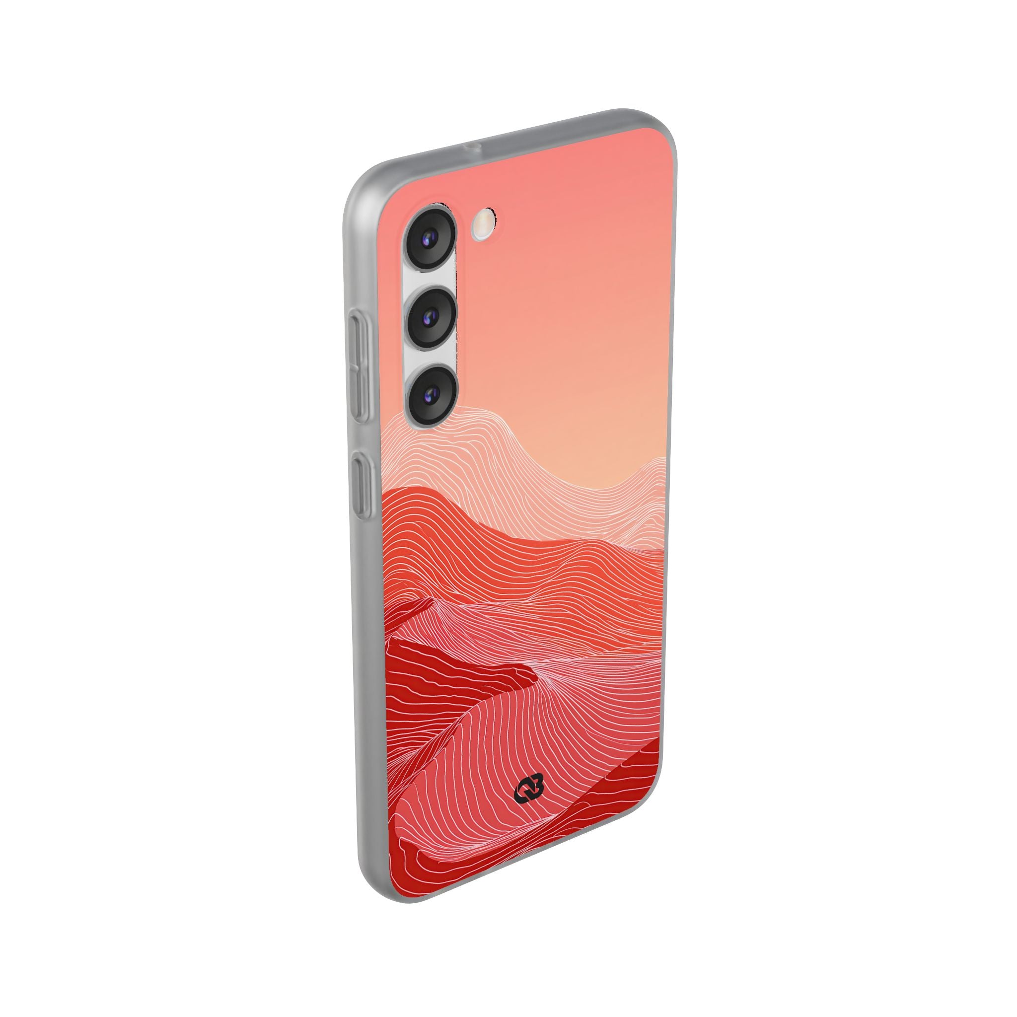 Red Lite Phone Case for Samsung - Crimson Ridge Contour