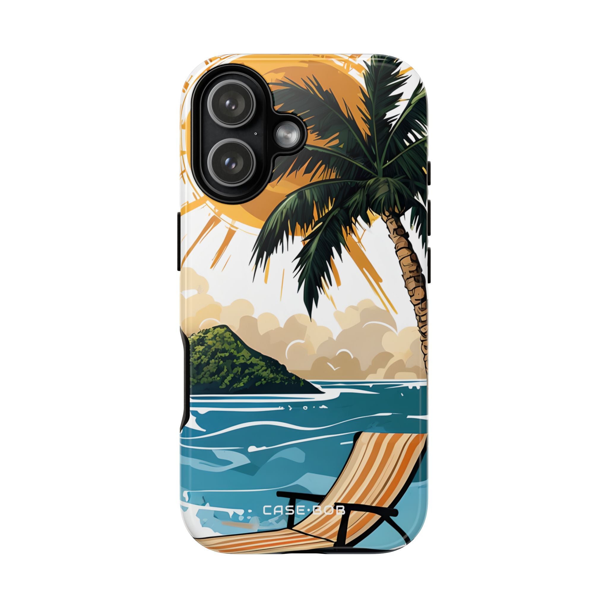 Sunny Palm Breeze iPhone 17 Case - Tough - CASE•BOB