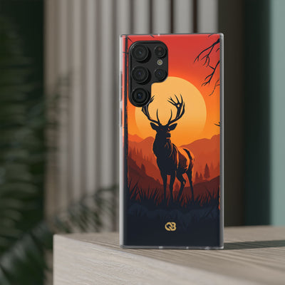Amber Ridge Stag · Soft Phone Case for Samsung