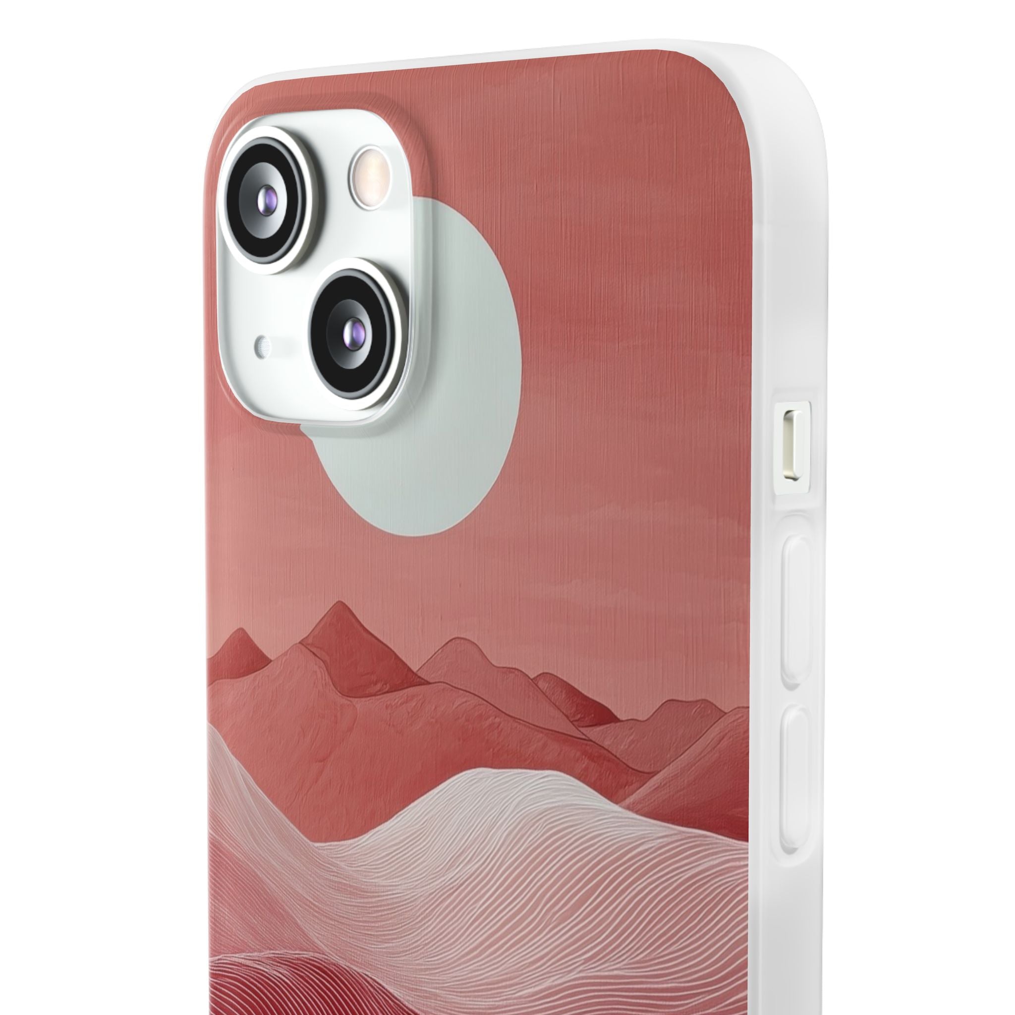 White Orb Dunes iPhone 13 - Soft