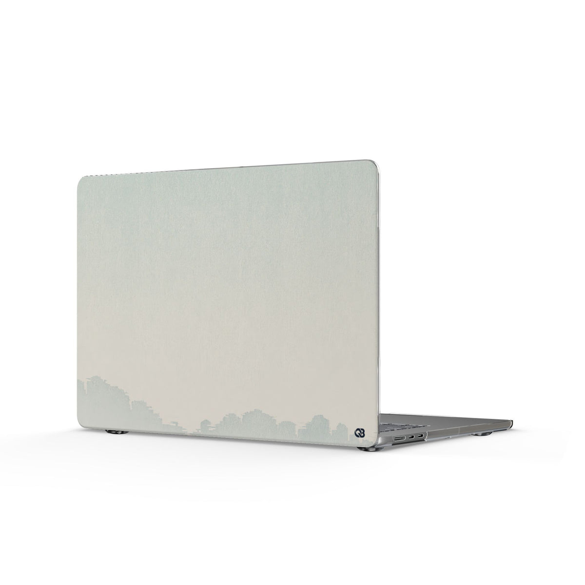 Misty Dynasty Horizon · Clear Hard Case for MacBook · Blue
