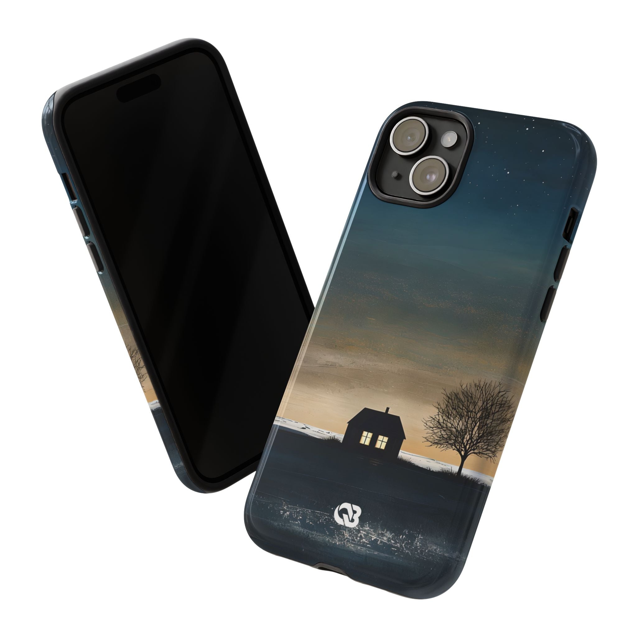 Midnight Cabin Glow · Tough Hoesje voor iPhone