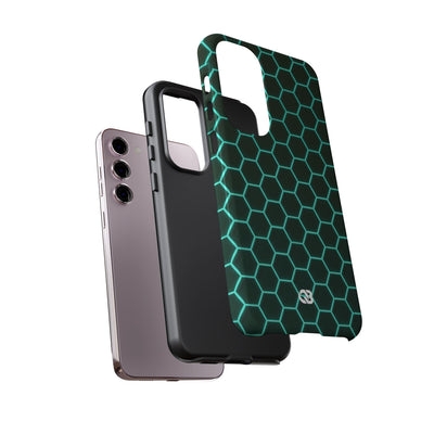 Neon Hex Spectrum · Tough Phone Case for Samsung · Teal