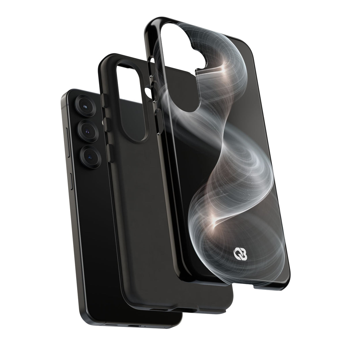 Luminous Vortex · Tough Phone Case for Samsung · Black