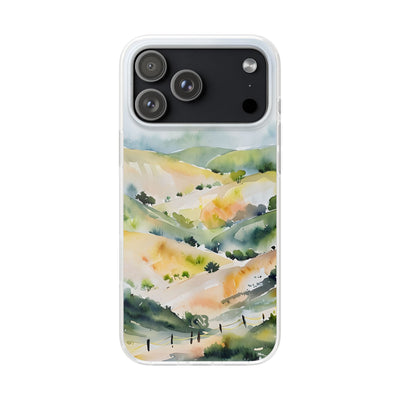 Verdant Mist Valleys · Soft Phone Case for iPhone