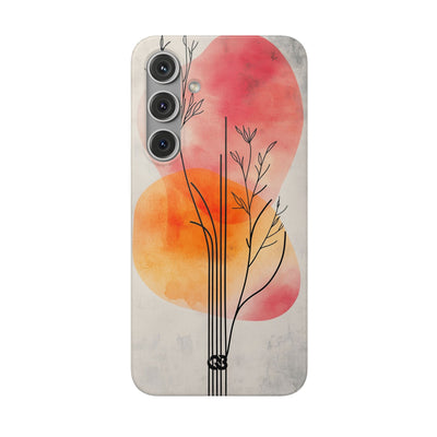 Crimson Bloom Lineage · Soft Phone Case for Samsung