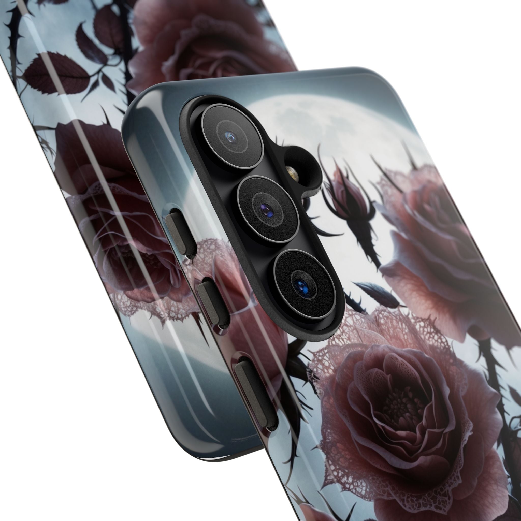 Lunar Lace Petals · Tough Coque de téléphone pour Samsung
