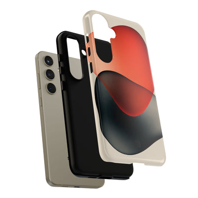 Translucent Crimson Form · Tough Phone Case for Samsung · Red