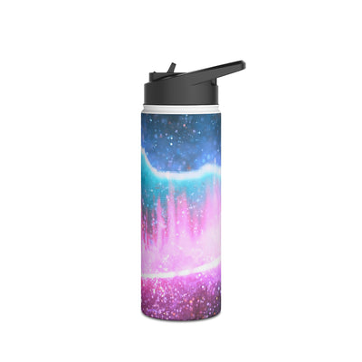 Digital Frequency · Insulated Water Bottle · Pink
