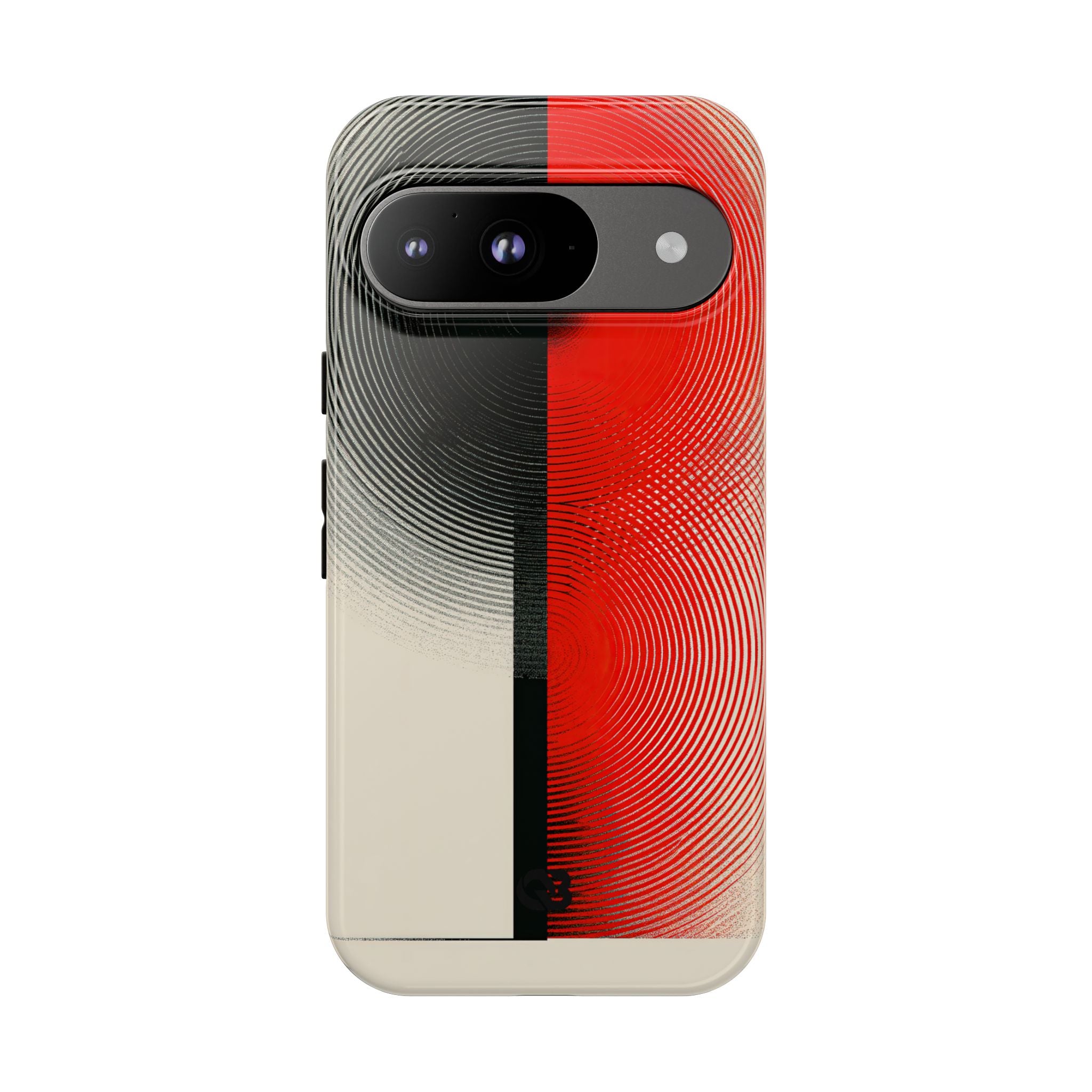 Red Tough Phone Case for Google Pixel - Split Signal Red