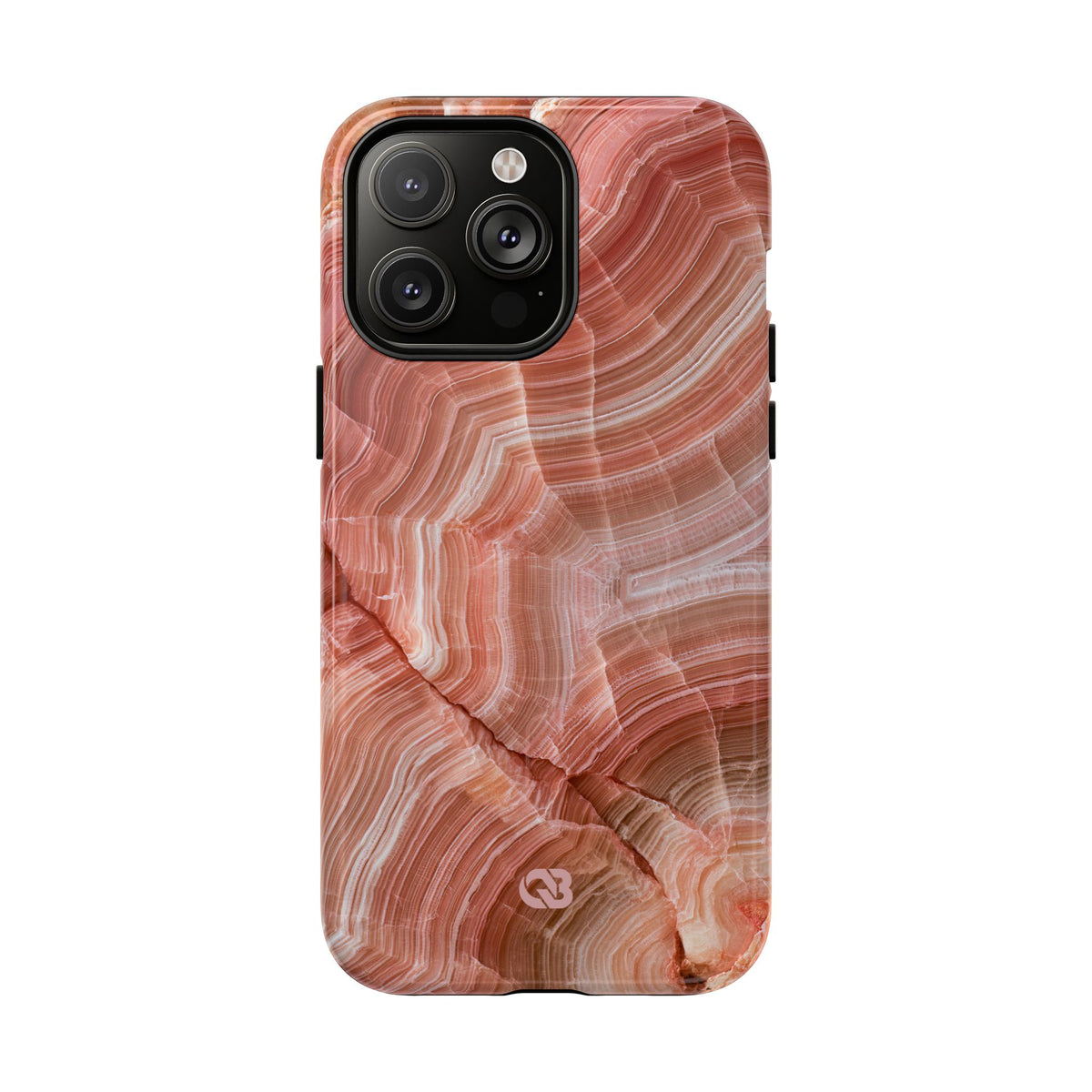 Blushing Rose Strata · Tough 2.0 Magnetic Phone Case for iPhone · Pink