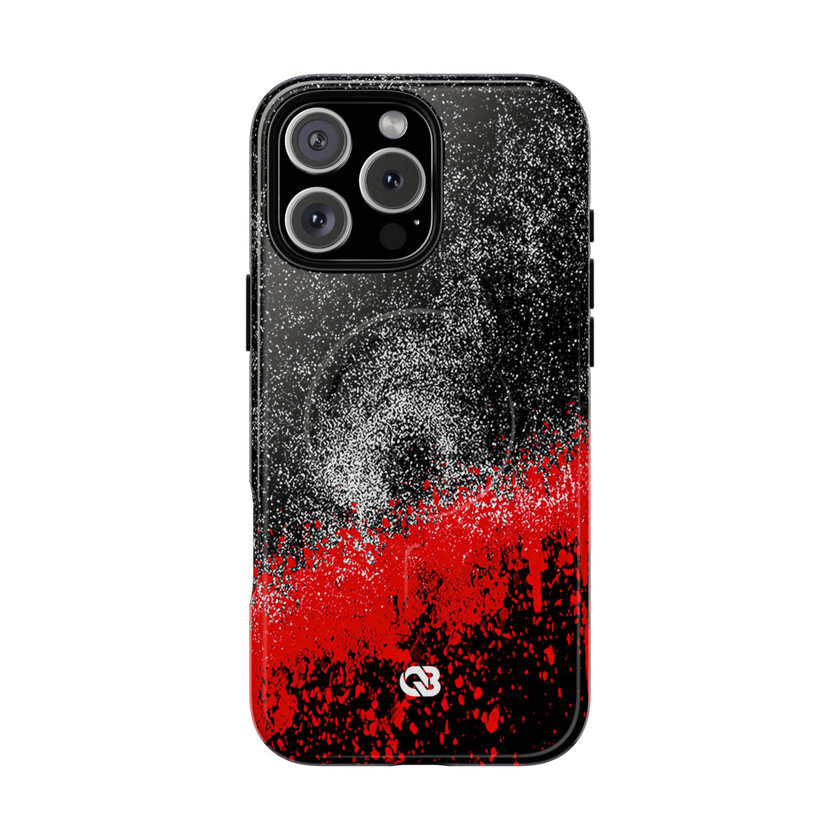 Crimson Noir Drip · Tough 2.0 Magnetic Phone Case for iPhone · Black