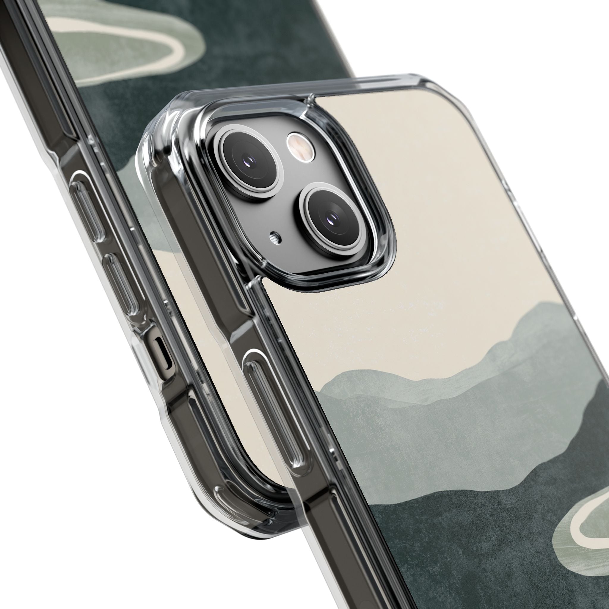 Green Impact MagSafe Phone Case for iPhone - Misty Sage Valley
