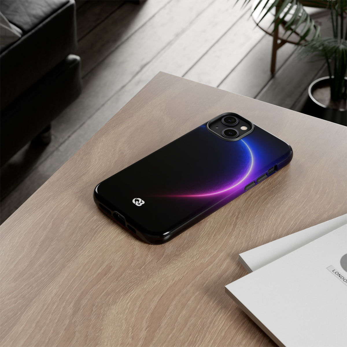 Luminous Eclipse · Tough Phone Case for iPhone · Black