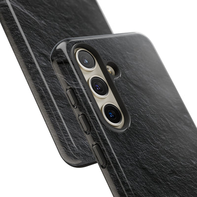 Obsidian Slate · Tough Phone Case for Samsung · Black