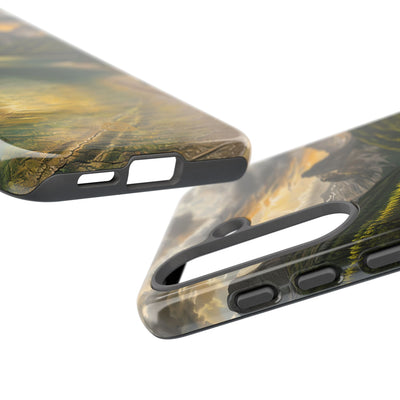 Gilded Mountain Lake · Tough etui na telefon dla Samsung