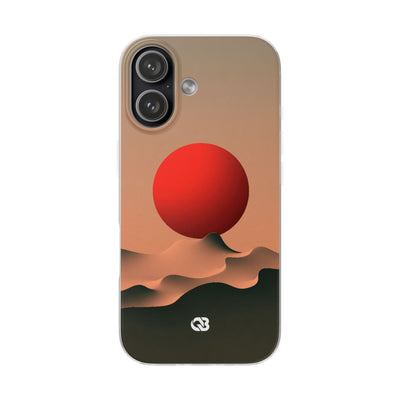 Crimson Sol Ridge · Lite Phone Case for iPhone ·  Red