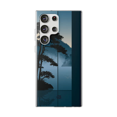 Blue Lite Phone Case for Samsung - Kyoto Mist Pine