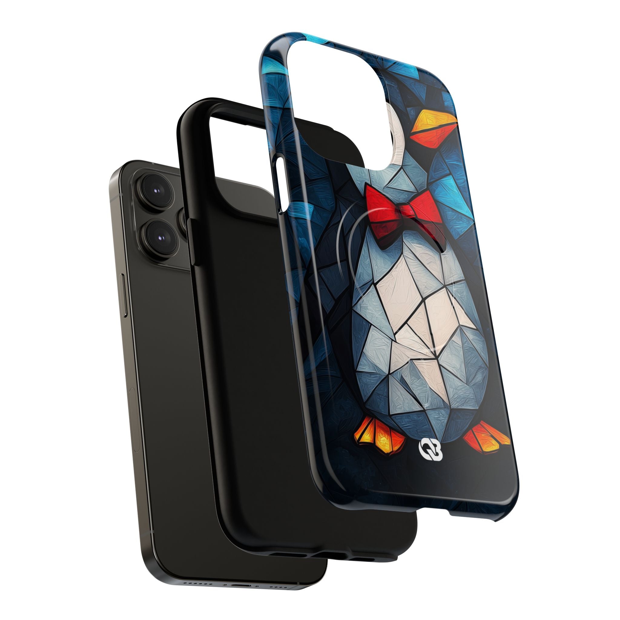 Mosaic Bowtie Penguin · Tough+ Phone Case for iPhone · Magsafe