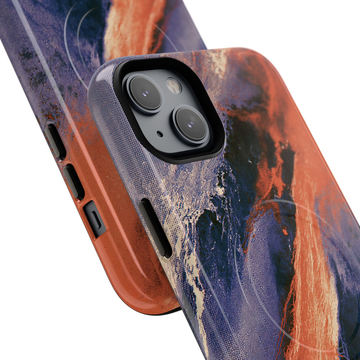 Solar Aura Drift · Tough 2.0 Magnetic Phone Case for iPhone · Orange