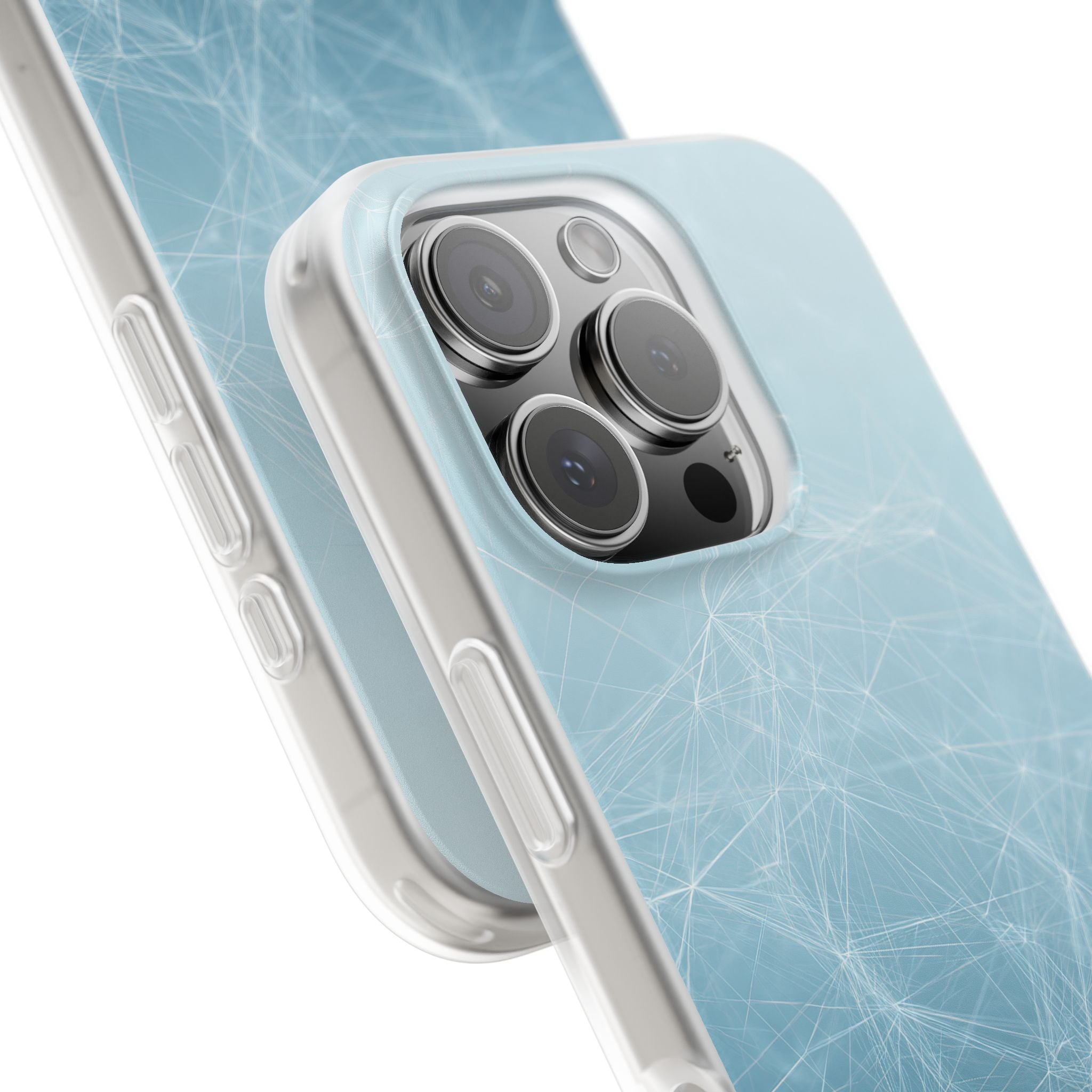 Teal Lite Phone Case for iPhone - Arctic Digital Nexus