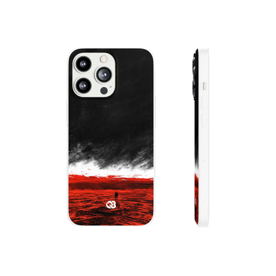 Crimson Horizon · Lite Phone Case for iPhone ·  Black