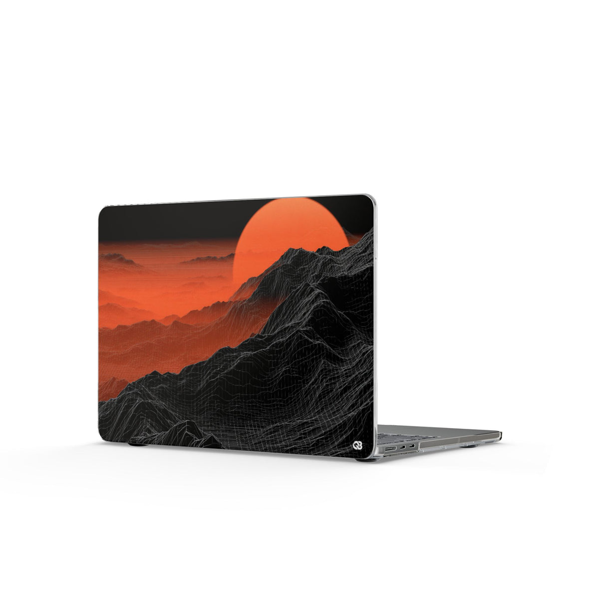 Solar Ridge Mesh · Clear Hard Case for MacBook · Black
