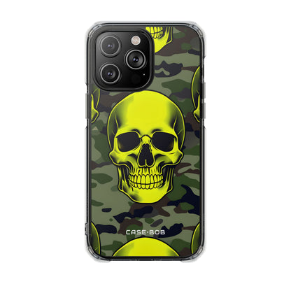 Neon Skull Camo iPhone 14 Pro Max Case - Impact