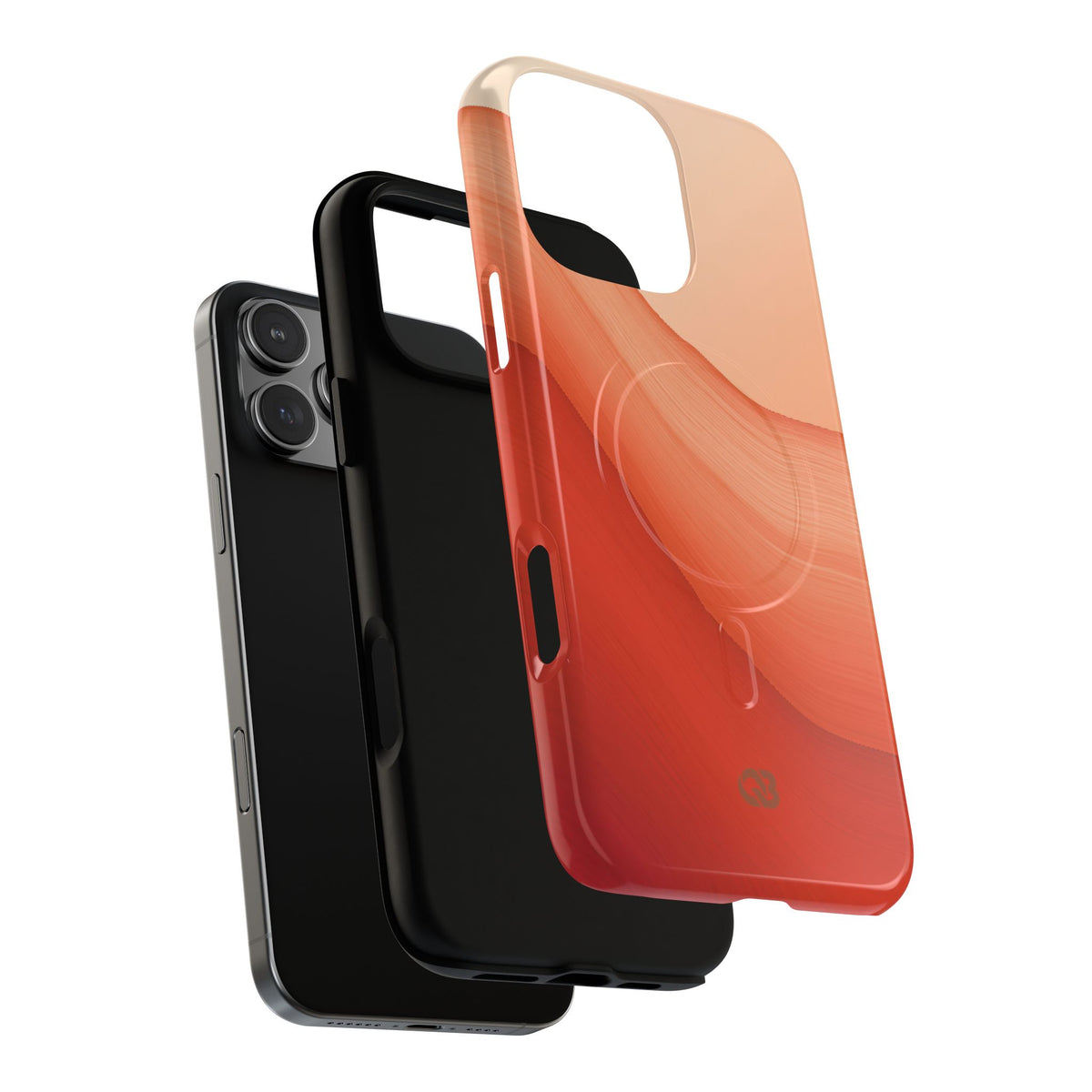 Terracotta Flow · Tough 2.0 Magnetic Phone Case for iPhone · Orange