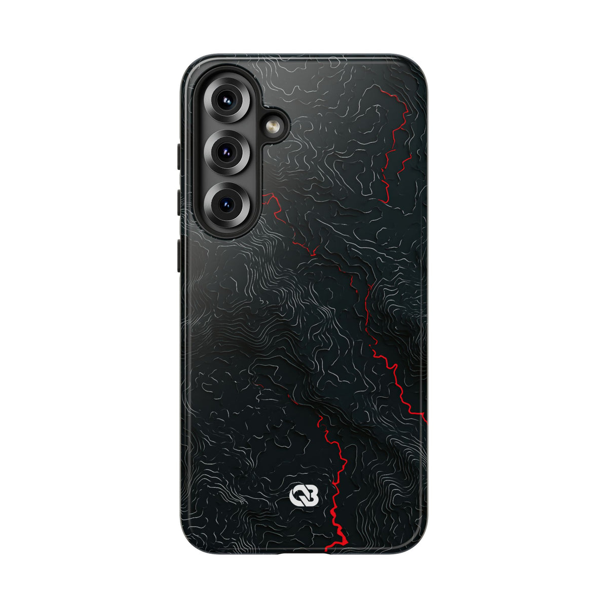 Crimson Rift · Tough Phone Case for Samsung · Black