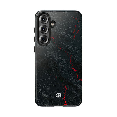 Crimson Rift · Tough Phone Case for Samsung · Black
