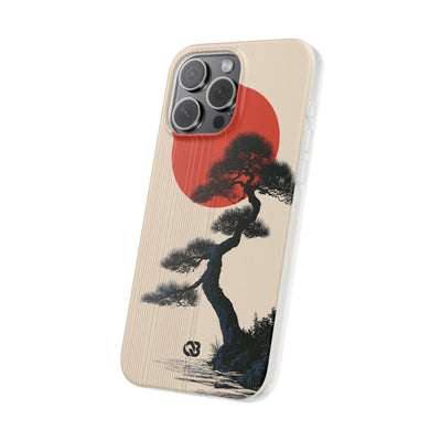 Beige Lite Phone Case for iPhone - Kyoto Crimson Pine
