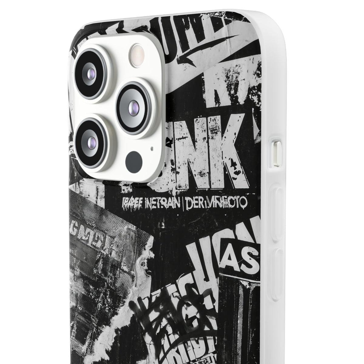 Underground Punk Collage · Lite Phone Case for iPhone ·  Black