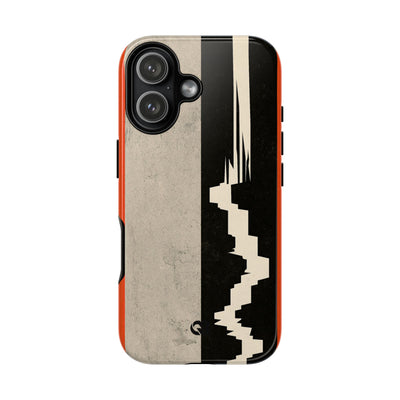 Orange Tough Phone Case for iPhone - Orange Monolith Rift