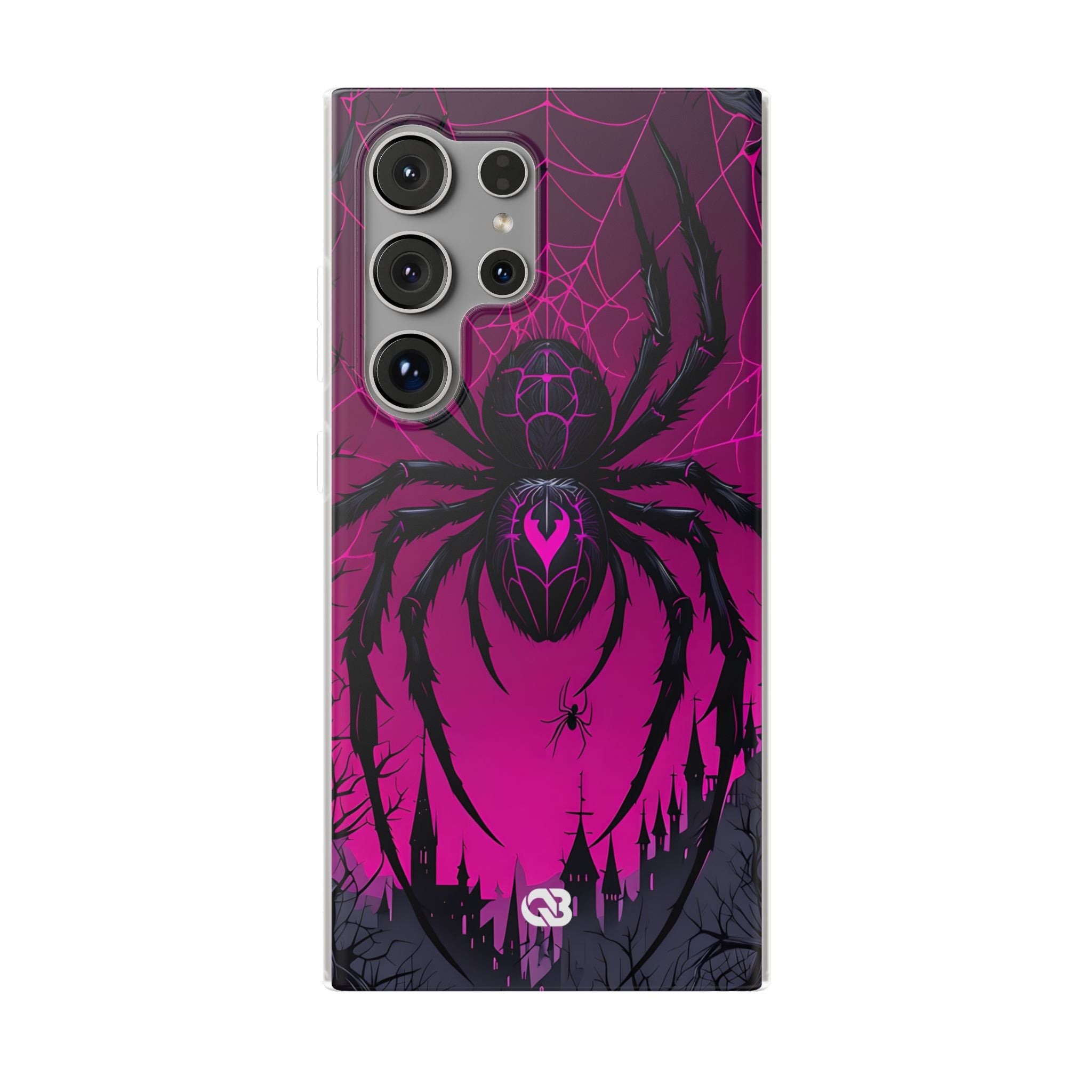 Obsidian Neon Widow · Soft Custodia per Samsung