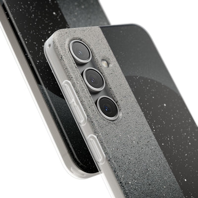 Black Lite Phone Case for Samsung - Lunar Static Orbit