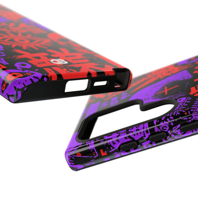 Underground Cyber Glyphs · Tough Phone Case for Samsung · Black