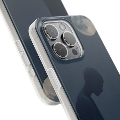 Obsidian Lunar Orb · Soft Phone Case for iPhone