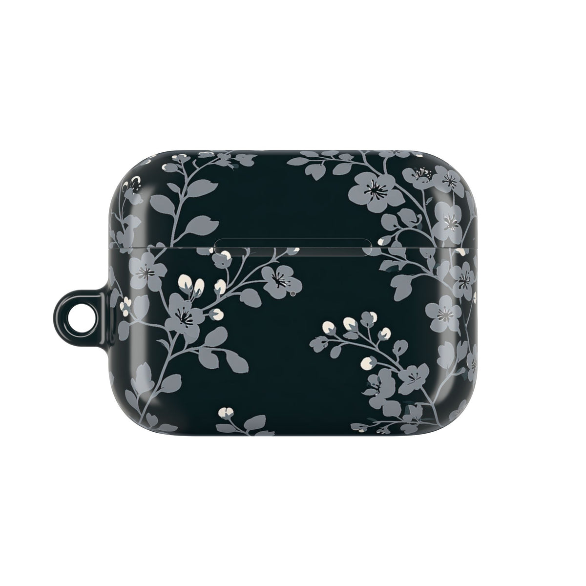 Nocturne Blossom Branch · Hard Case for AirPods & AirPods Pro · Black