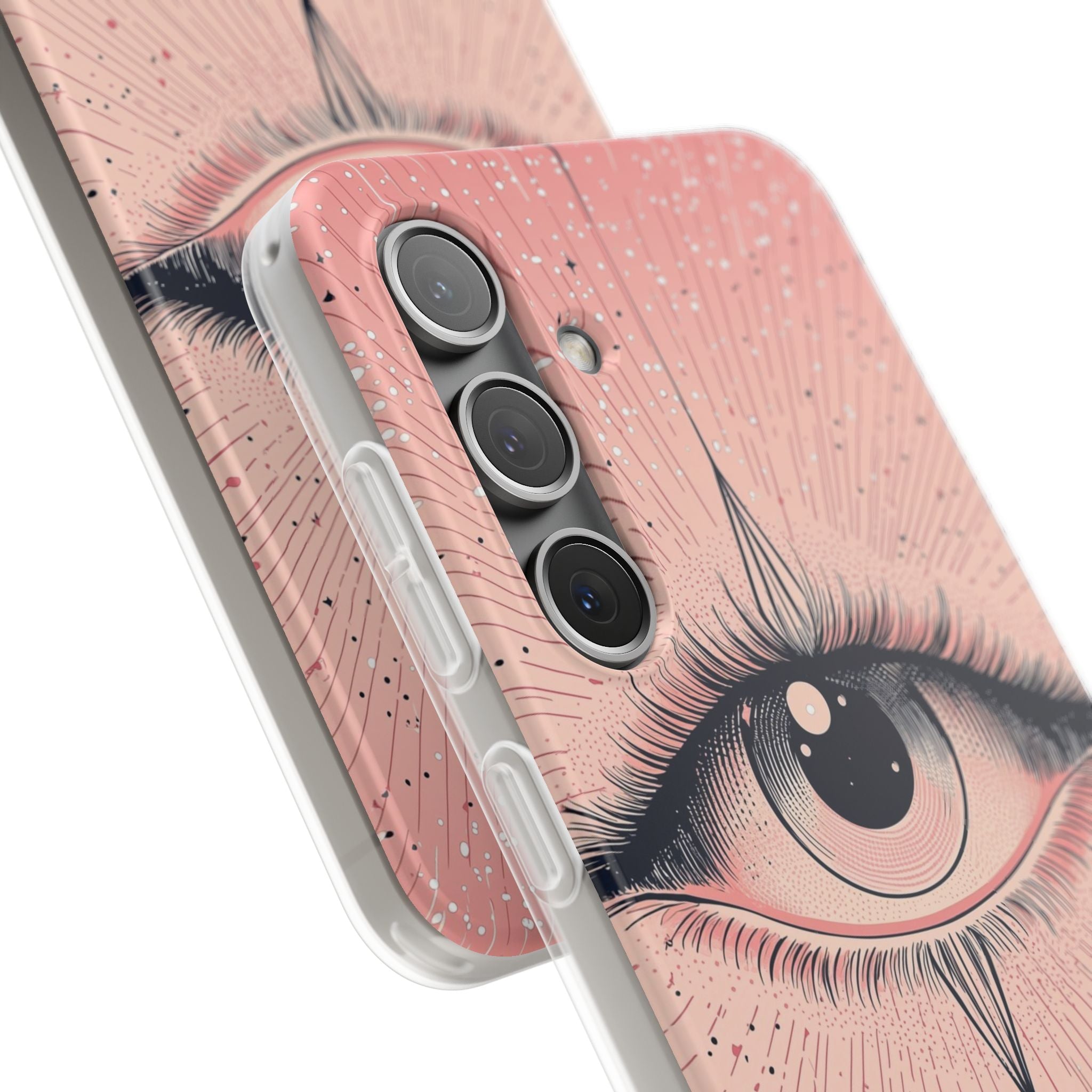 Obsidian Cosmic Gaze · Soft Coque de téléphone pour Samsung