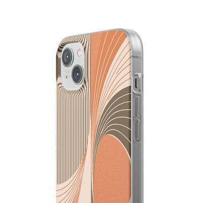 Orange Lite Phone Case for iPhone - Desert Arc Horizon