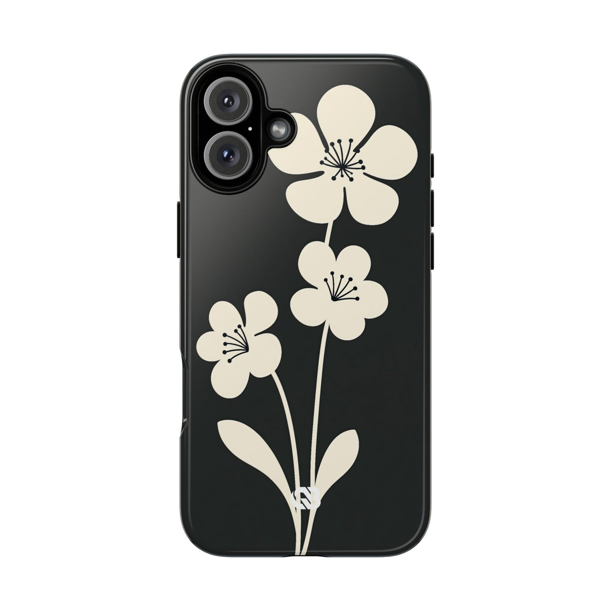 Nordic Blossom · Tough Phone Case for iPhone · Black