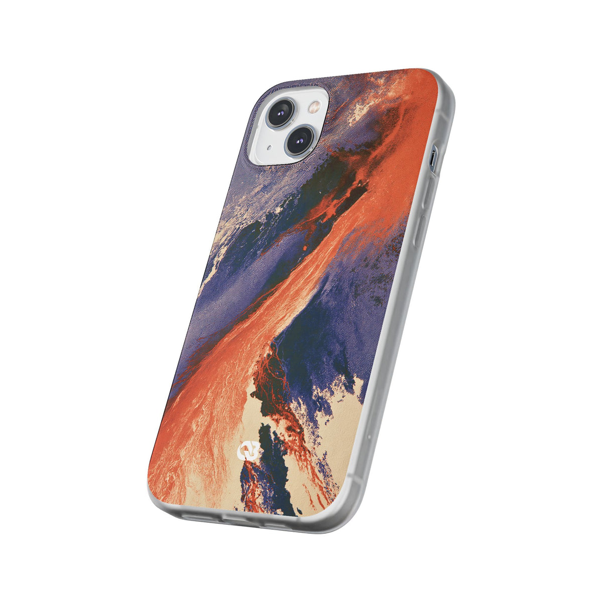 Solar Aura Drift · Lite Phone Case for iPhone ·  Orange