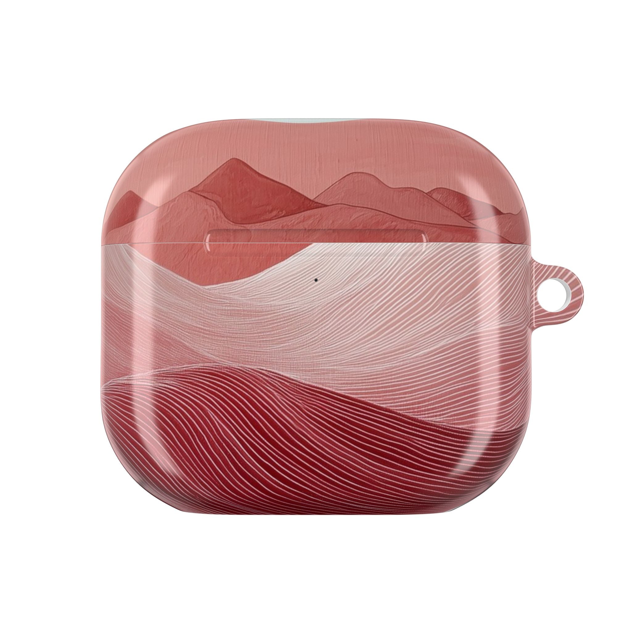 White Orb Dunes - AirPods Case