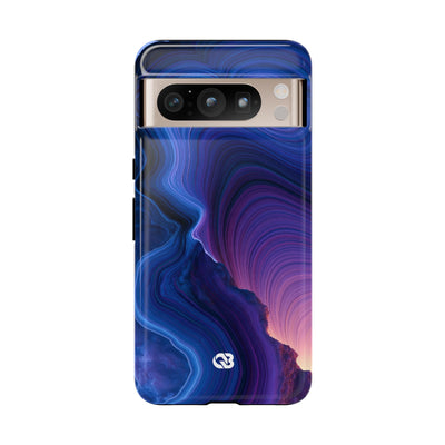 Radiant Strata · Tough Phone Case for Pixel ·  Blue